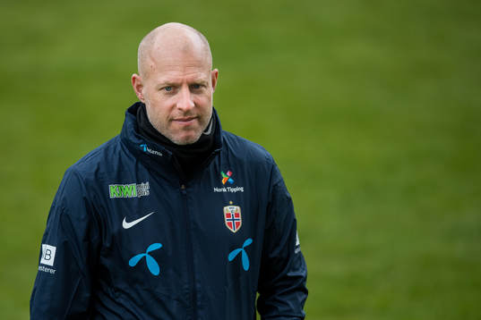 Assistant coach Anders Jacobson of the Norwegian national