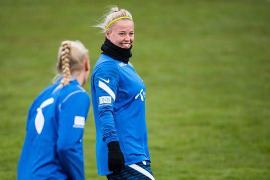 Therese Sessy Åsland of the Norwegian national football