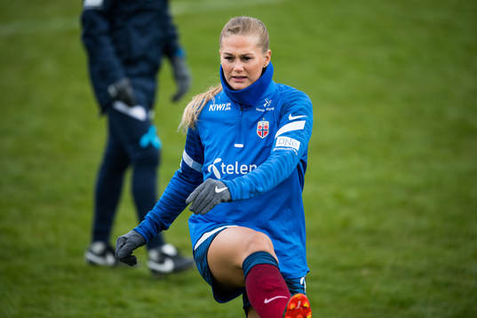 Lisa-Marie Karlseng Utland of the Norwegian national