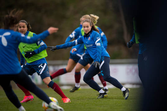 Guro Reiten of the Norwegian national football team