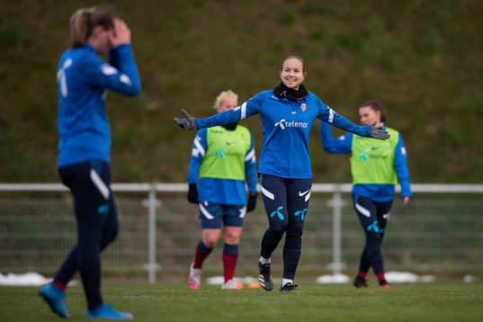 Guro Reiten of the Norwegian national football team