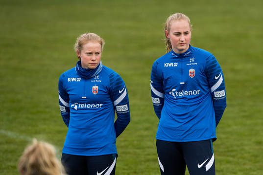 Julie Blakstad and Emilie Bragstad of the Norwegian