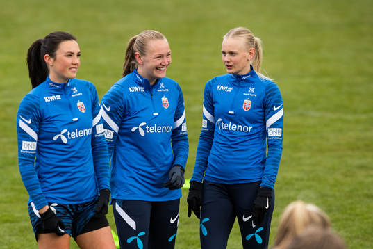 Ingrid Syrstad Engen, Lisa-Marie Karlseng Utland and Karina