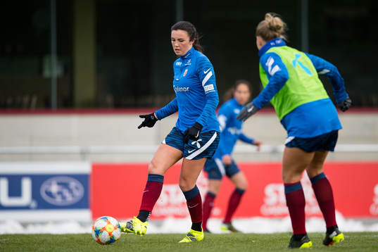 Ingrid Syrstad Engen of the Norwegian national football team