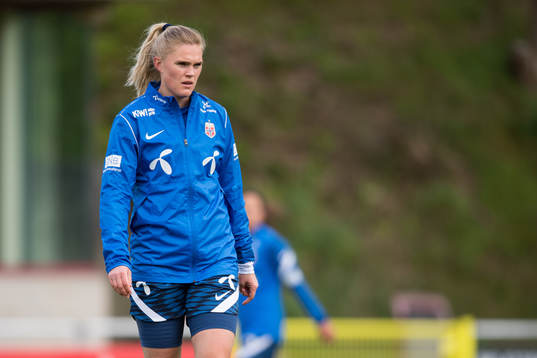 Kristine Bjørdal Leine of the Norwegian national football