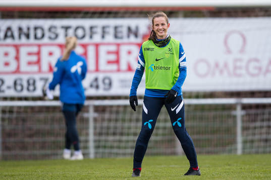 Tuva Hansen of the Norwegian national football team