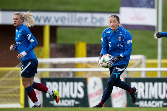 Goalkeeper Cecilie Hauståker Fiskerstrand of the Norwegian