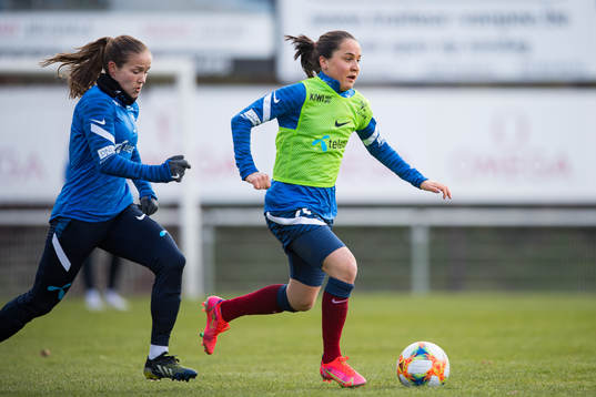 Guro Reiten and Heidi Elisabeth Ellingsen of the Norwegian