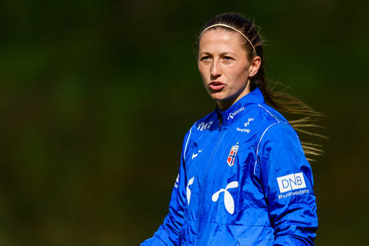 Goalkeeper Cecilie Hauståker Fiskerstrand of the Norwegian