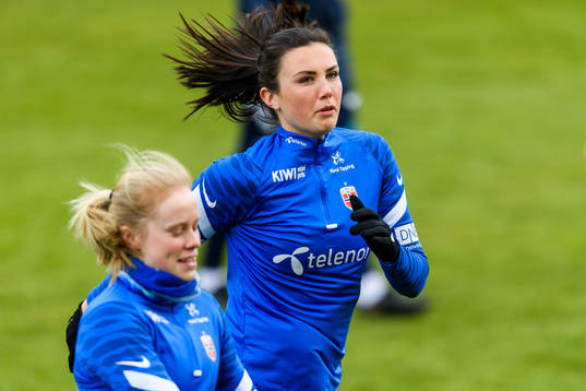 Ingrid Syrstad Engen of the Norwegian national football team
