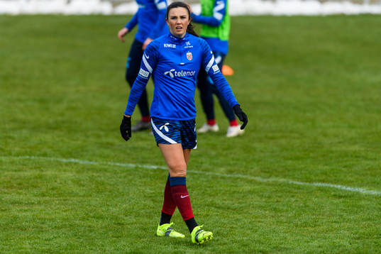 Ingrid Syrstad Engen of the Norwegian national football team