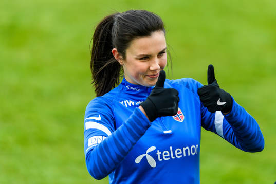 Ingrid Syrstad Engen of the Norwegian national football team