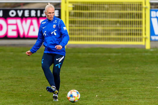 Maria Thorisdottir of the Norwegian national football team