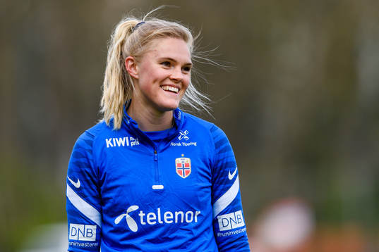 Kristine Bjørdal Leine of the Norwegian national football