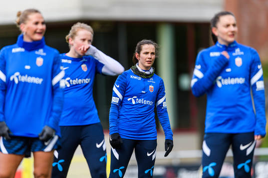 Tuva Hansen of the Norwegian national football team