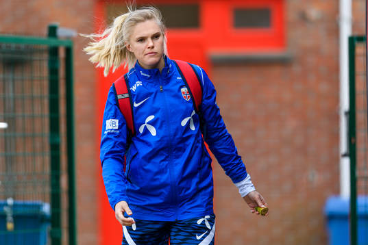Kristine Bjørdal Leine of the Norwegian national football