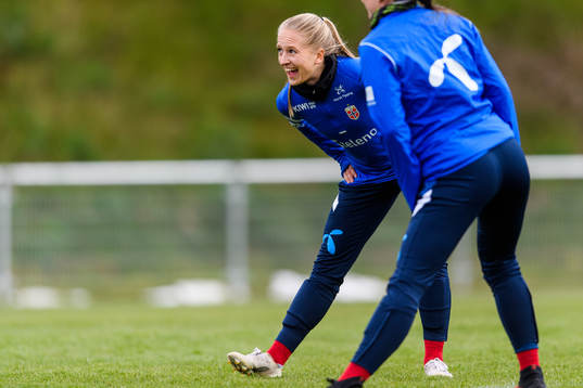 Amalie Vevle Eikeland of the Norwegian national football