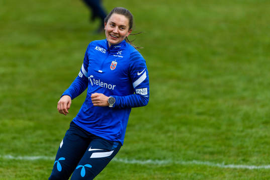 Vilde Bøe Risa of the Norwegian national football team