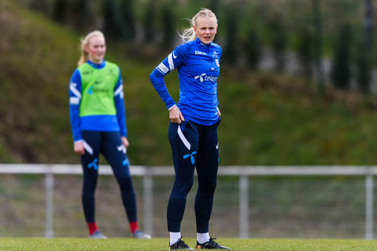 Karina Sævik of the Norwegian national football team