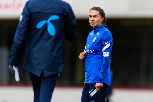 Vilde Bøe Risa of the Norwegian national football team