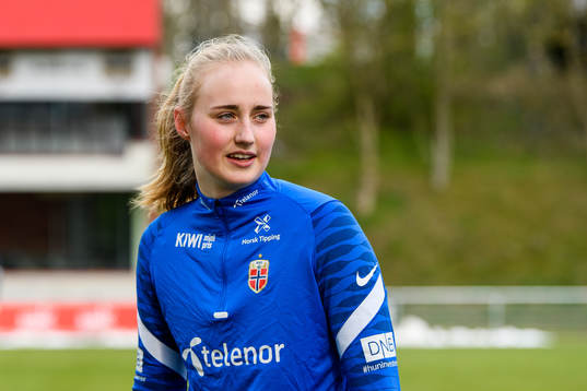 Emilie Bragstad of the Norwegian national football team