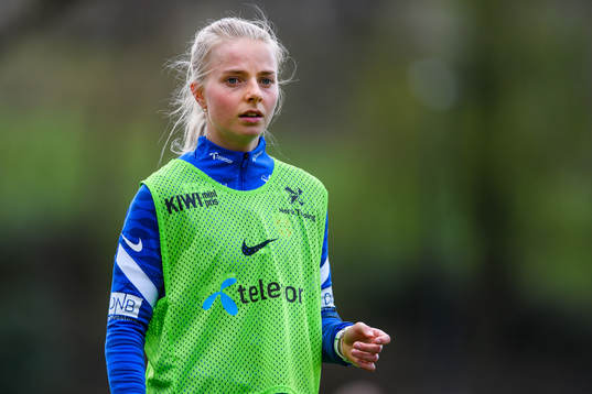 Emilie Marie Woldvik of the Norwegian national football team