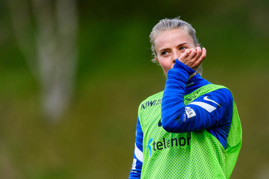 Emilie Marie Woldvik of the Norwegian national football team