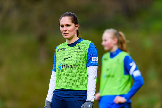 Randi Himle, kit manager of the Norwegian national football