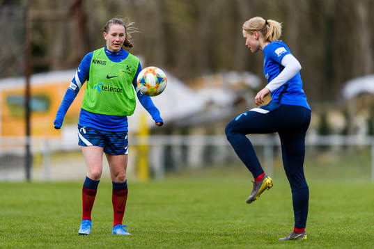 Elisabeth Terland and Julie Blakstad of the Norwegian