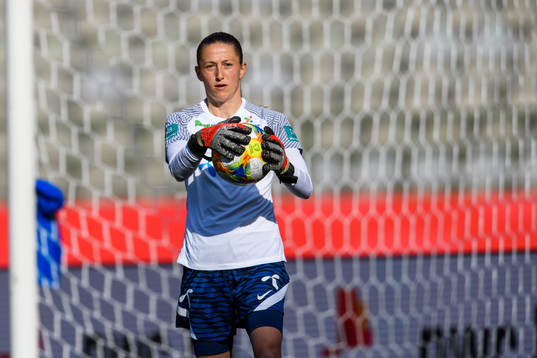 Goalkeeper Cecilie Fiskerstrand of Norway