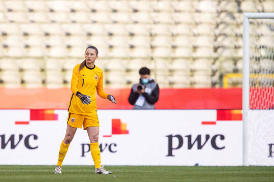 goalkeeper Cecilie Fiskerstrand of Norway