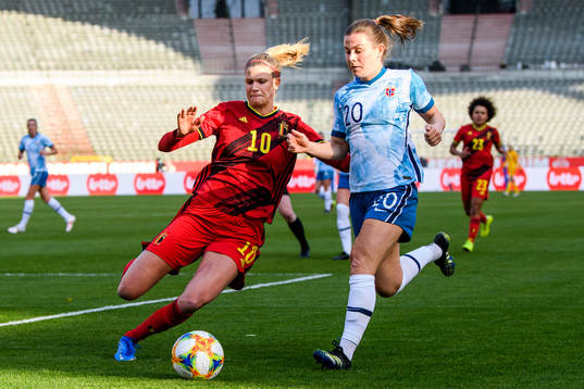 Justine Vanhaevermaet of Belgium and Emilie Bosshard Haavi