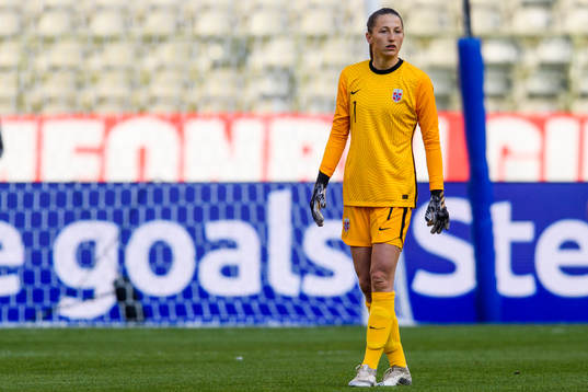 Goalkeeper Cecilie Fiskerstrand of Norway