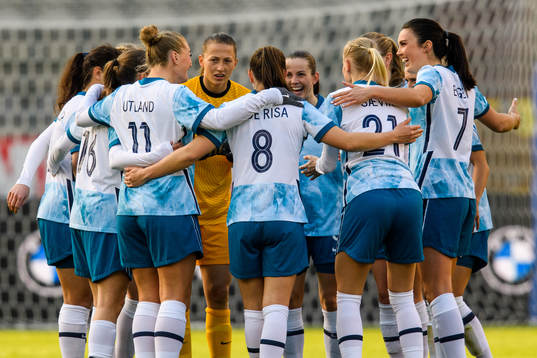 Player of Norway gather