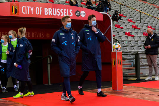 Martin Sjögren, head coach and Roger Eskeland, goalkeeper