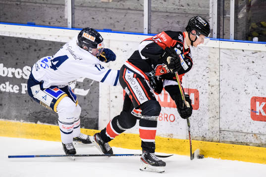 Visby/Romas Linus Dahlberg och Nybros Adam Persson