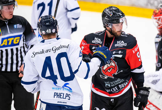Nybros Eero Savalahti och Visby/Romas Chase Phelps
