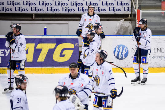 Visby/Romas spelare deppar