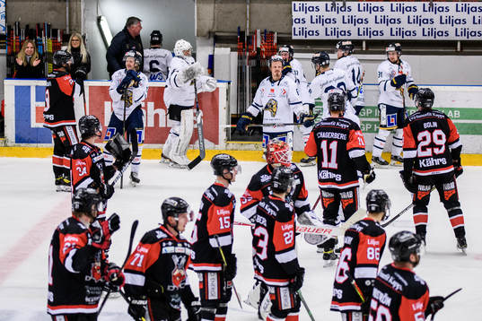 Visby/Romas spelare deppar samtidigt som Nybros spelare