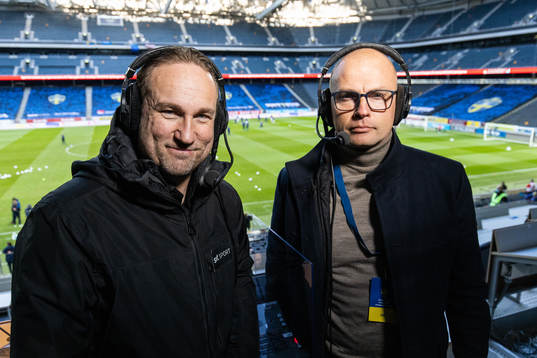 Chris Härenstam and Markus Johannesson of SVT