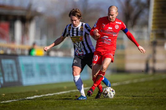 Landskronas Filip Ottosson och Värnamos Freddy Winsth