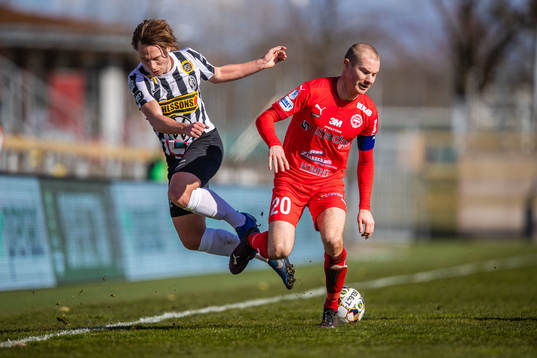 Landskronas Filip Ottosson och Värnamos Freddy Winsth