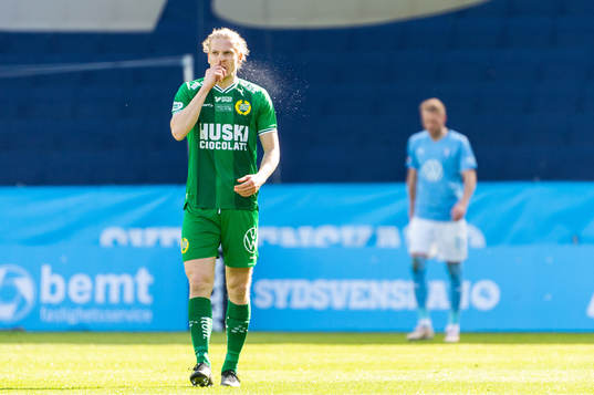 Hammarbys Gustav Ludwigson deppar