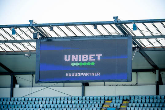 Unibet på storbildsskärmen
