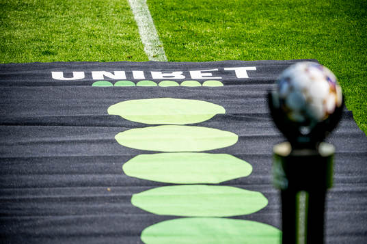 Unibetmatta innan fotbollsmatchen i Allsvenskan mellan