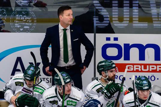Färjestads tränare Johan Pennerborn