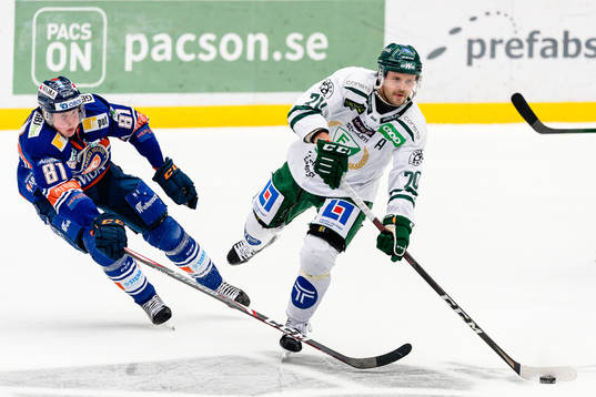 Växjös Fredrik Karlström och Färjestads Jacob Nilsson