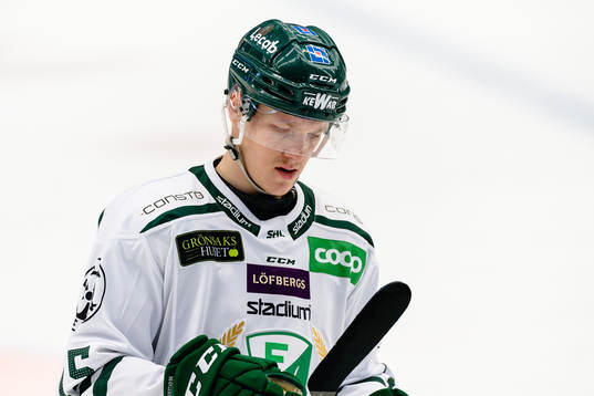 Färjestads Gustav Rydahl deppar