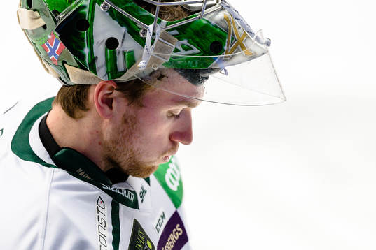 Färjestads målvakt Henrik Haukeland