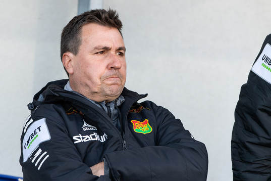 GAIS tränare Stefan Jacobsson före fotbollsmatchen i